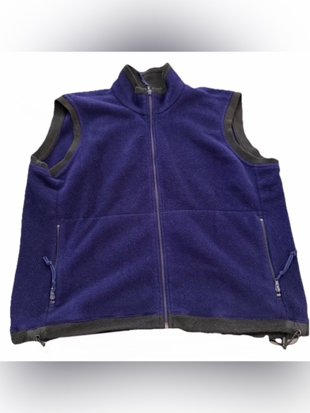 Vintage REI Vest Mens XL Purple Thaw Fleece Made In USA Hiking Outdoor